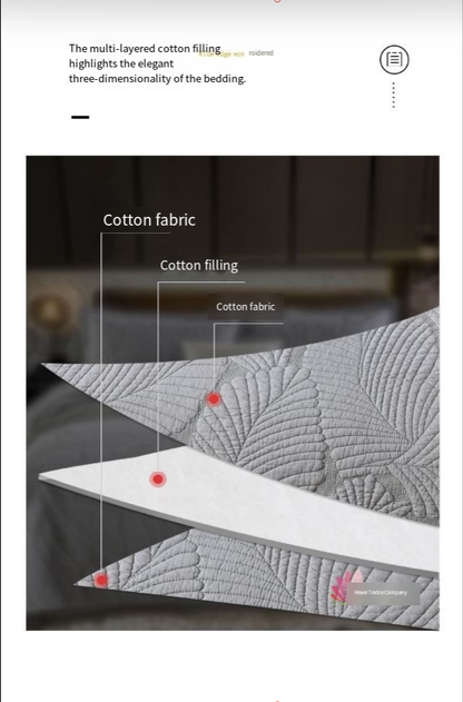 Embroidered 3-Piece Bedding Set