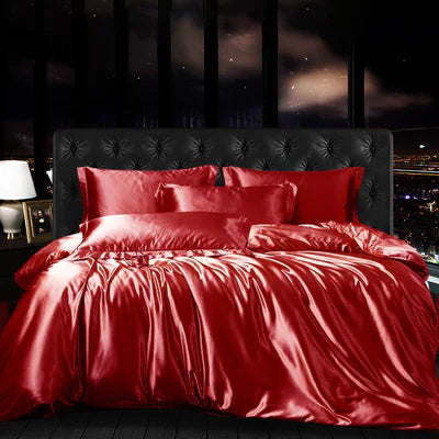 Luxury Silk 4-Piece Bedding Set