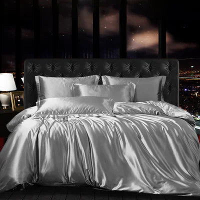 Luxury Silk 4-Piece Bedding Set
