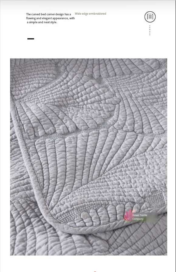 Embroidered 3-Piece Bedding Set