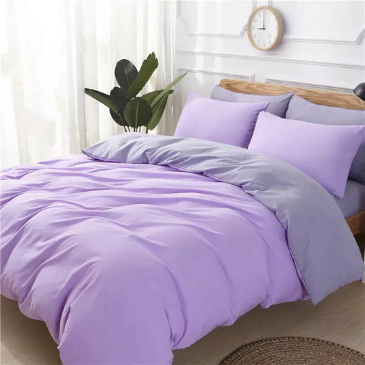 4-Piece Cotton Bedding Set with Duvet Cover